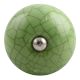 Pea Green Crackle Ceramic Wine Stopper